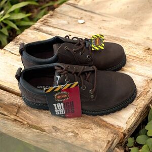 Skechers Men's Dark Brown Oxfords